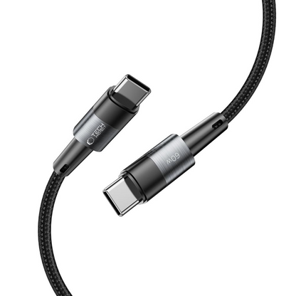 Cablu Date si Incarcare USB-C - USB-C Tech-Protect Ultraboost, 60W, 2m, Gri