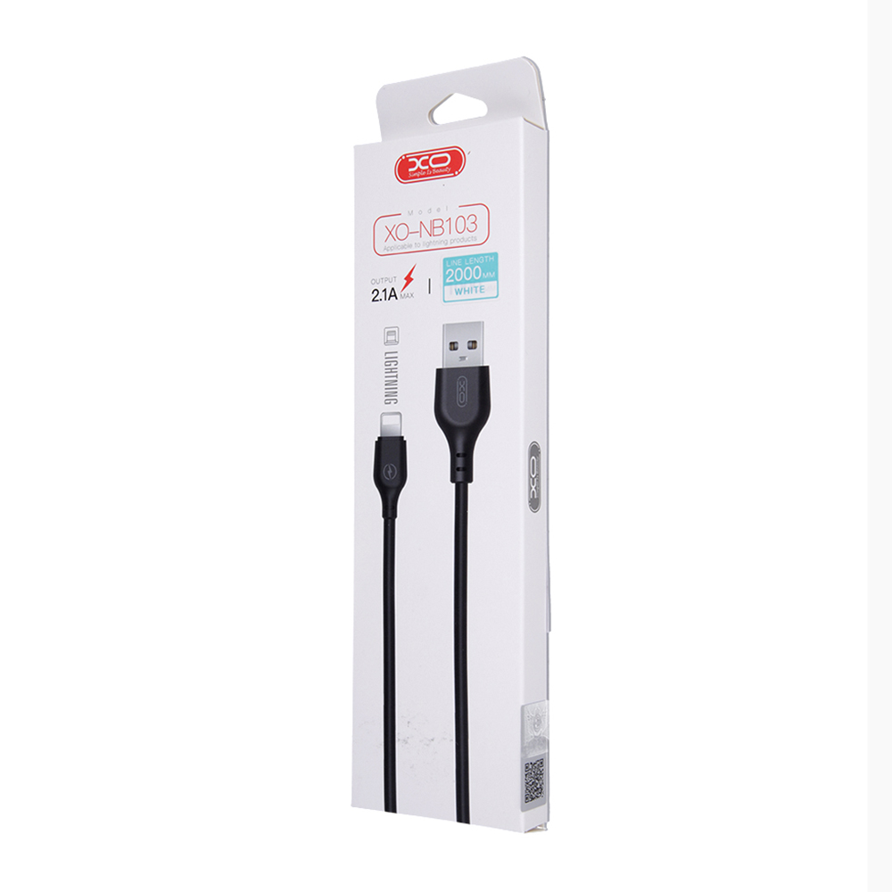 Cablu Date si Incarcare USB-A - microUSB XO Design NB103, 18W, 1m, Alb