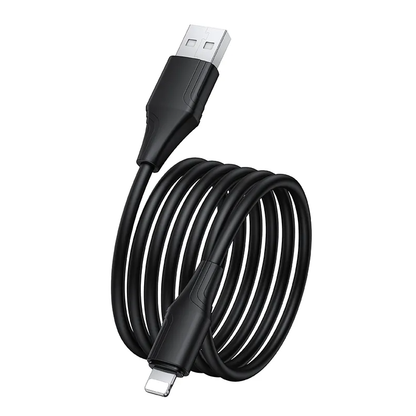 Cablu Date si Incarcare USB-A - Lightning HOCO X124, 18W, 1m, Negru
