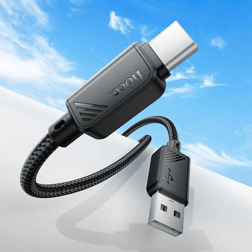 Cablu Date si Incarcare USB-A - USB-C HOCO X113, 18W, 1m, Negru