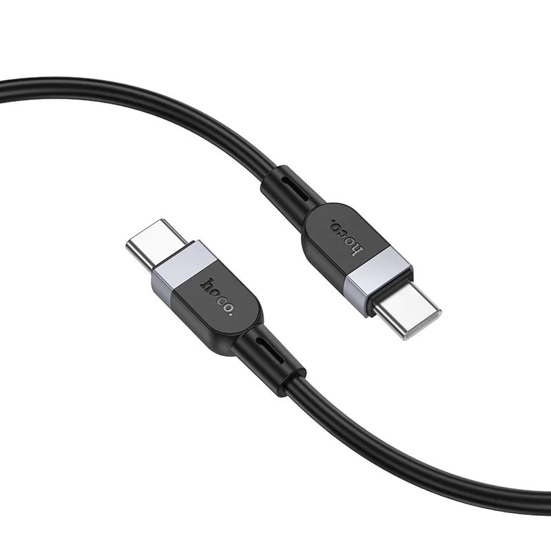 Cablu Date si Incarcare USB-C - USB-C HOCO X109, 60W, 3m, Negru