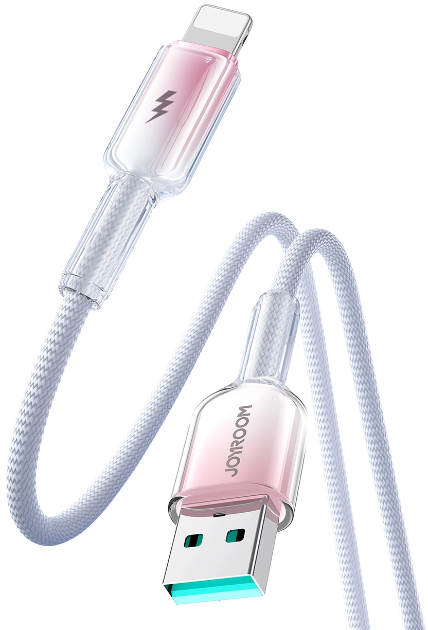 Cablu Date si Incarcare USB-A - Lightning Joyroom S-A42, 18W, 1.2m, Alb