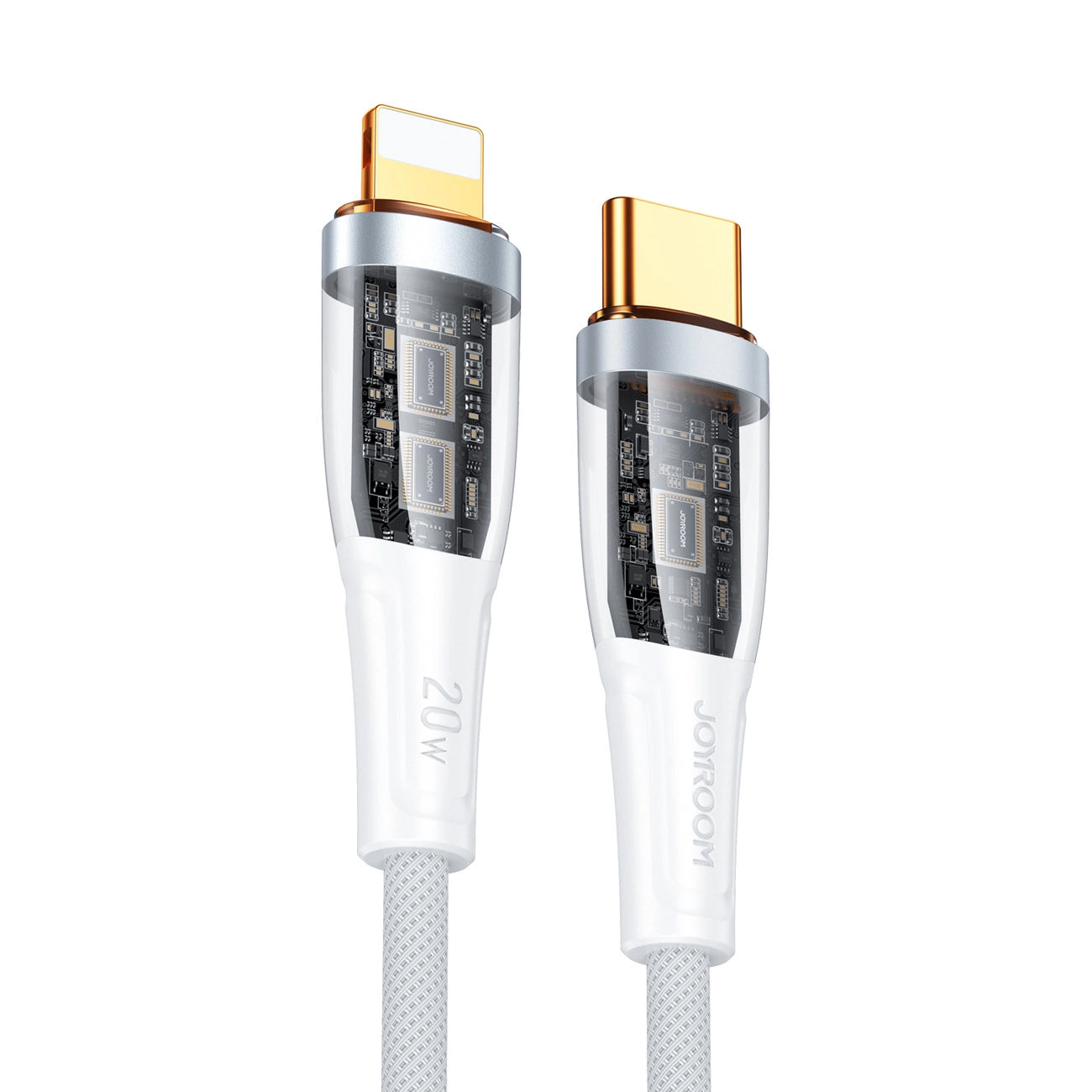 Cablu Date si Incarcare USB-C - Lightning Joyroom S-CL020A3, 20W, 1.2m, Alb