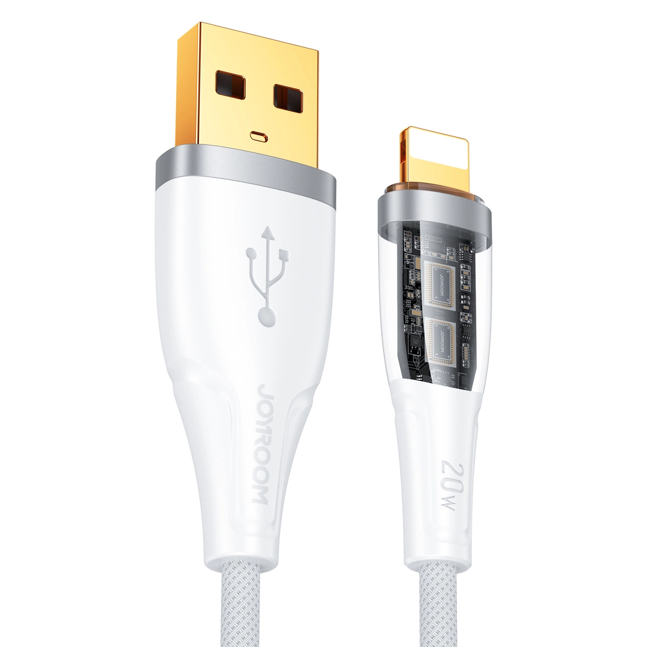 Cablu Date si Incarcare USB-A - Lightning Joyroom S-UL012A3, 18W, 1.2m, Alb