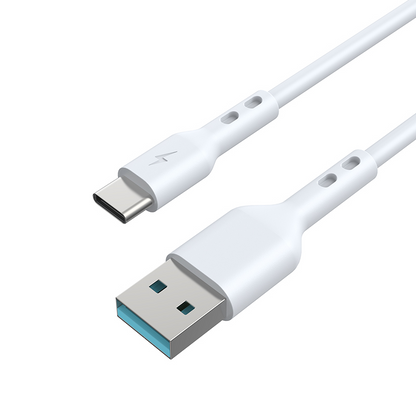 Cablu Date si Incarcare USB-A - USB-C BWOO BO-X172C-2M, 15W, 2m, Alb