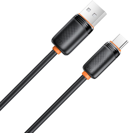 Cablu Date si Incarcare USB-A - USB-C XO Design NB302, 18W, 1m, Negru