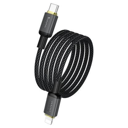 Cablu Date si Incarcare USB-A - Lightning HOCO X128 Benefit, 12W, 1m, Negru