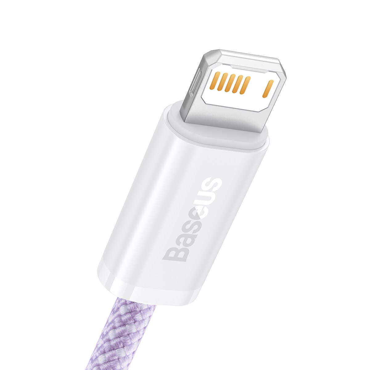 Cablu Date si Incarcare USB-A - Lightning Baseus Dynamic Series, 18W, 2m, Mov CALD000505