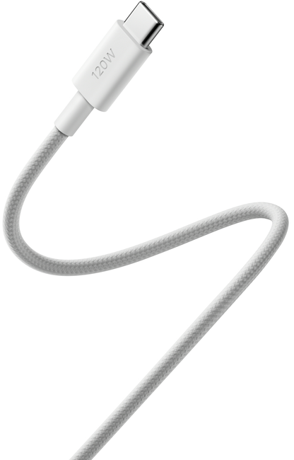 Cablu Date si Incarcare USB-C - USB-C Xiaomi, 120W, 2m, Alb BHR087AGL