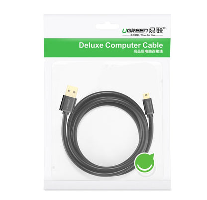 Cablu Date si Incarcare USB-A - miniUSB UGREEN US132, 2m, Negru