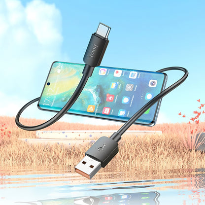 Cablu Date si Incarcare USB-A - USB-C HOCO X96, 100W, 1m, Negru