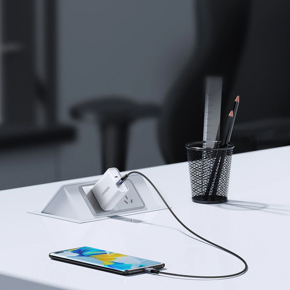 Cablu Date si Incarcare USB-C - USB-C UGREEN US535, 240W, 2m, Gri