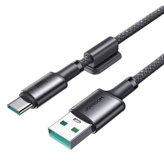 Cablu Date si Incarcare USB-A - USB-C Joyroom S-A50, 60W, 1.2m, Gri