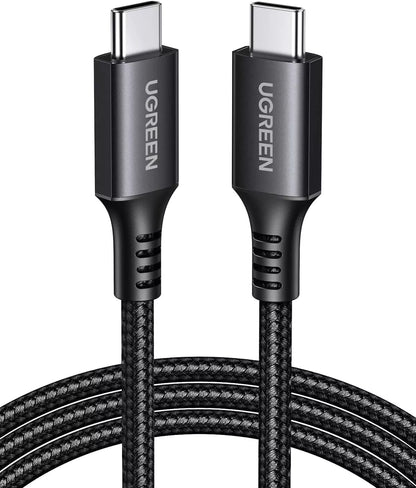 Cablu Date si Incarcare USB-C - USB-C UGREEN US567, 60W, 2m, Gri