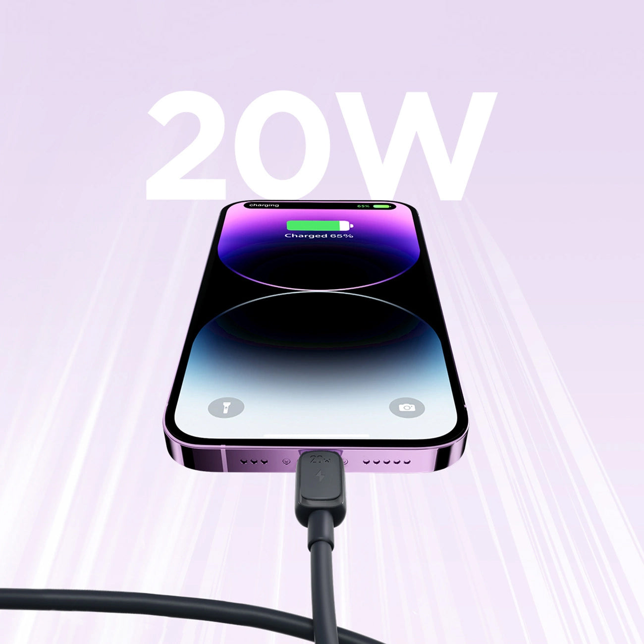 Cablu Date si Incarcare USB-C - Lightning Joyroom A14, 20W, 1.2m, Negru