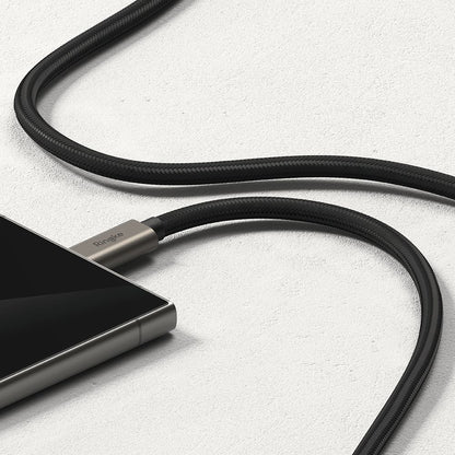 Cablu Date si Incarcare USB-C - USB-C Ringke 2X2, 240W, 1m, Negru