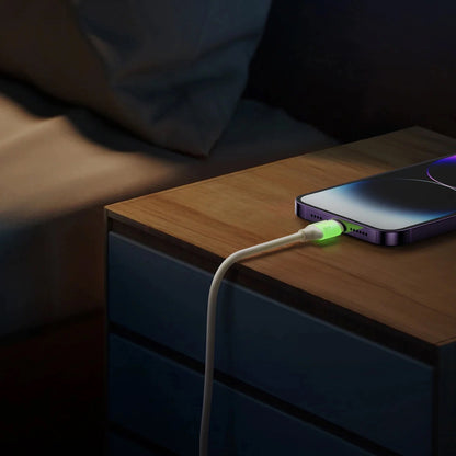 Cablu Date si Incarcare USB-C - Lightning Joyroom S-A53, 30W, 1.2m, Bej