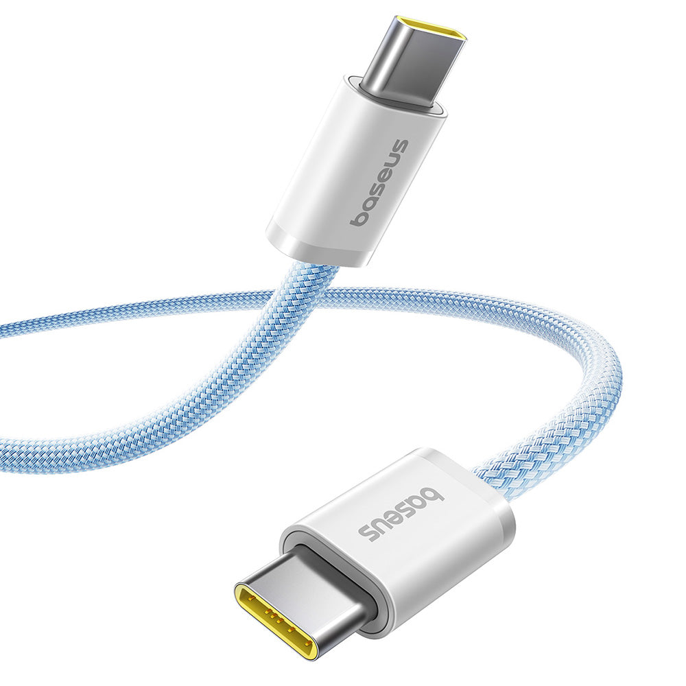 Cablu Date si Incarcare USB-C - USB-C Baseus Dynamic 4 Series, 100W, 1m, Albastru P10381400311-00