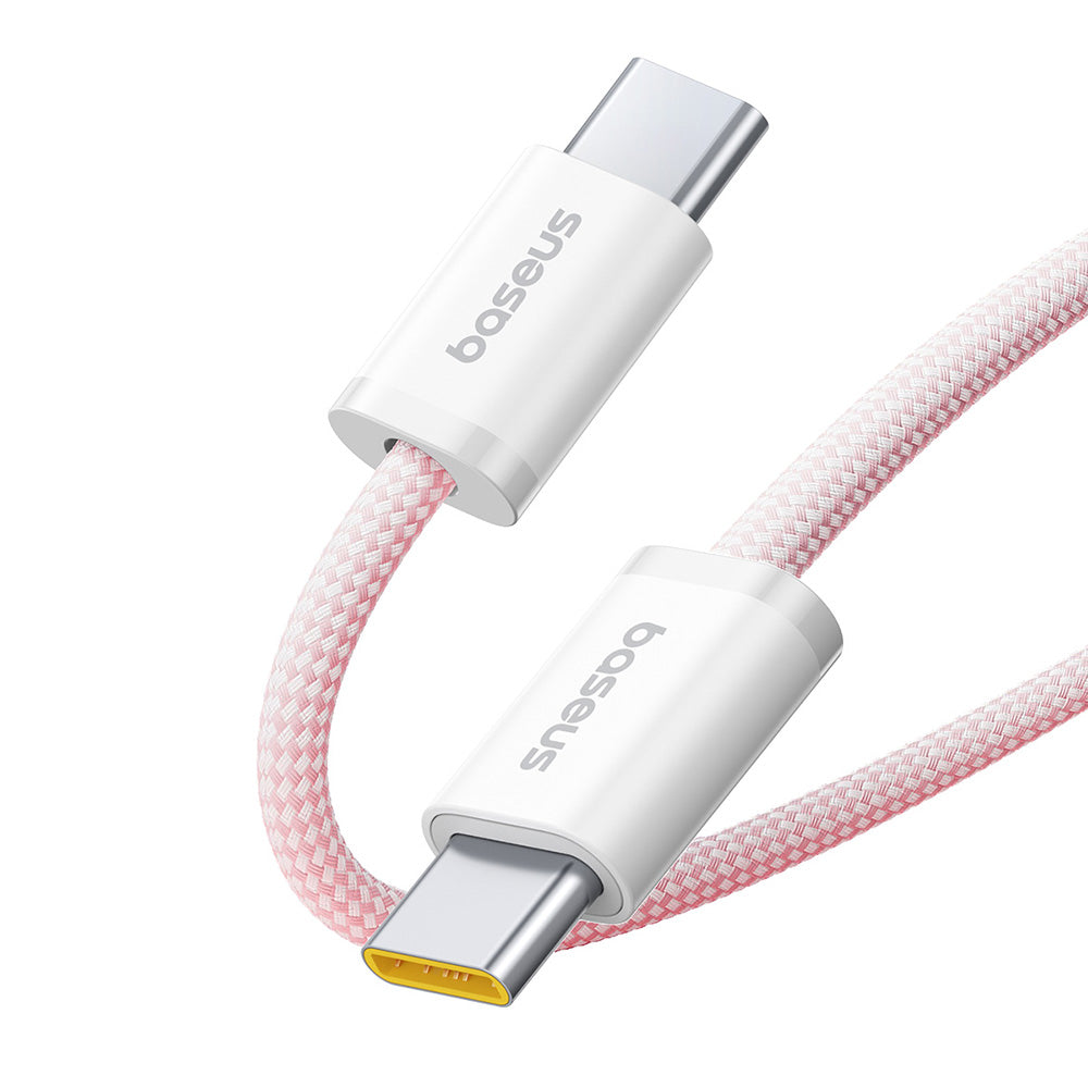 Cablu Date si Incarcare USB-C - USB-C Baseus Dynamic 4 Series, 100W, 1m, Roz P10381400411-00