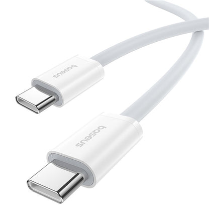 Cablu Date si Incarcare USB-C - USB-C Baseus Superior Series 2, 30W, 2m, Alb P10365200211-01