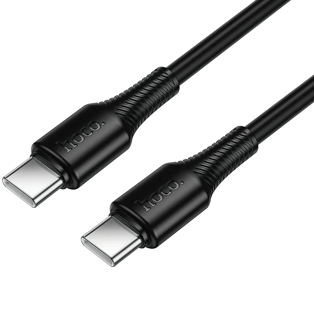 Cablu Date si Incarcare USB-C - USB-C HOCO X120, 60W, 1m, Negru