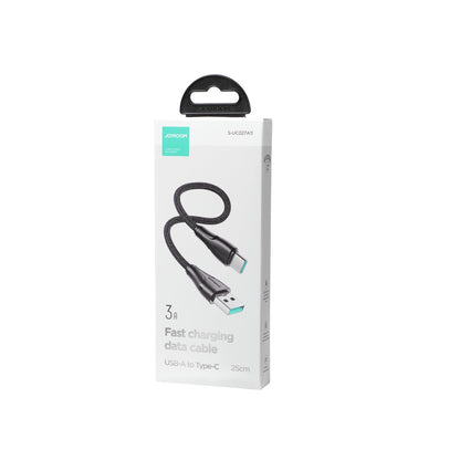 Cablu Date si Incarcare USB-C - Lightning Joyroom S-A11, 20W, 0.25m, Negru