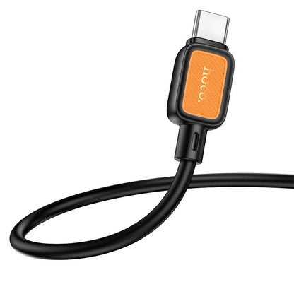 Cablu Date si Incarcare USB-C - USB-C HOCO X108, 60W, 1m, Negru