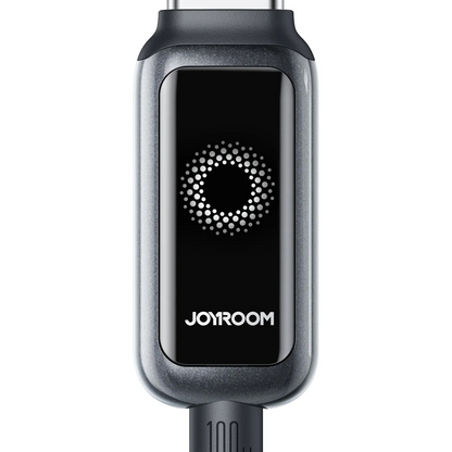 Cablu Date si Incarcare USB-A - USB-C Joyroom S-A55 StarFlight Display, 66W, 1.2m, Negru