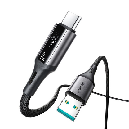 Cablu Date si Incarcare USB-A - USB-C Joyroom S-A60 StarTalk, 18W, 1.2m, Negru