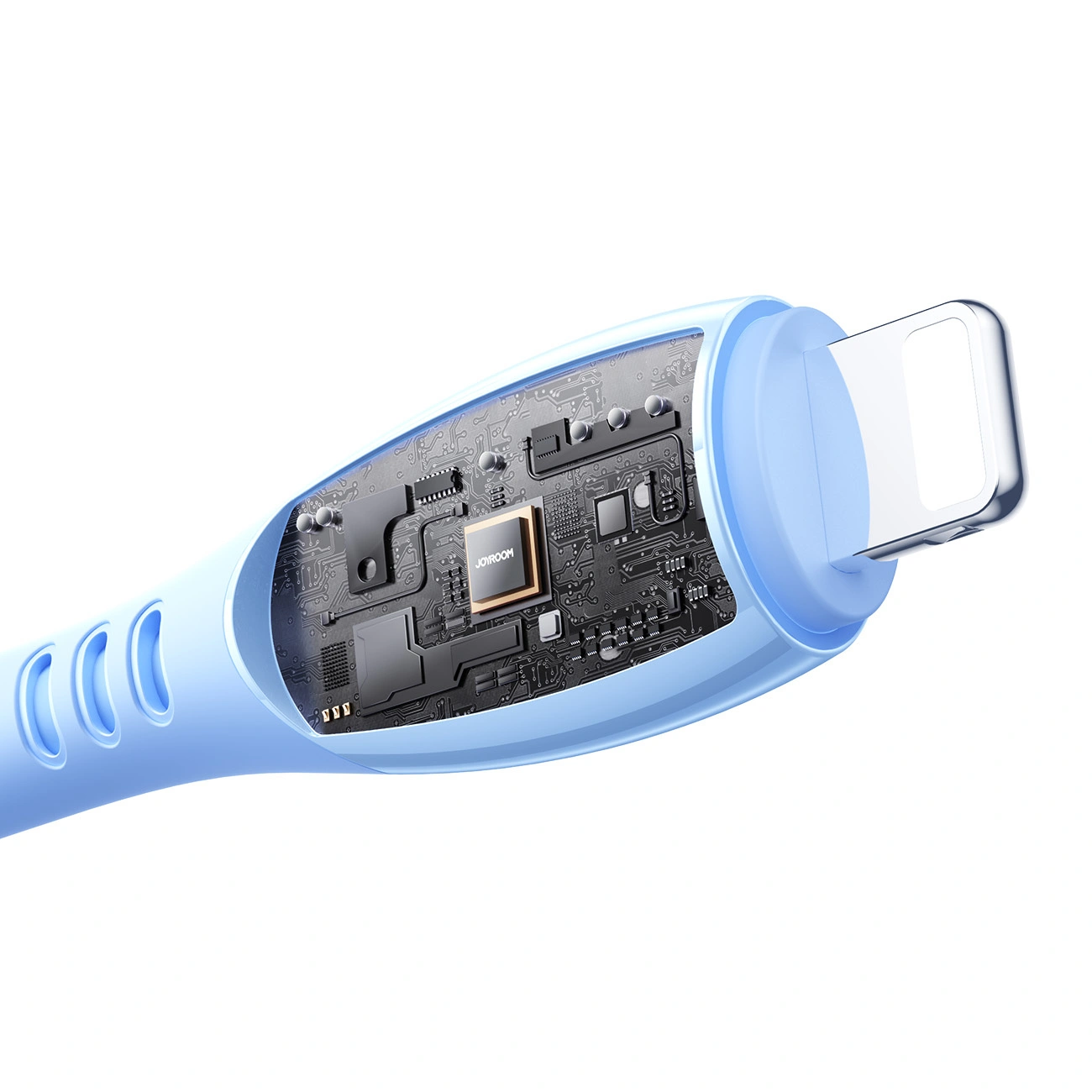 Cablu Date si Incarcare USB-C - Lightning Joyroom S-A59 Vibrant, 30W, 1.2m, Albastru