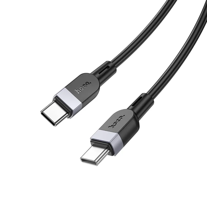 Cablu Date si Incarcare USB-C - USB-C HOCO X109, 60W, 3m, Negru