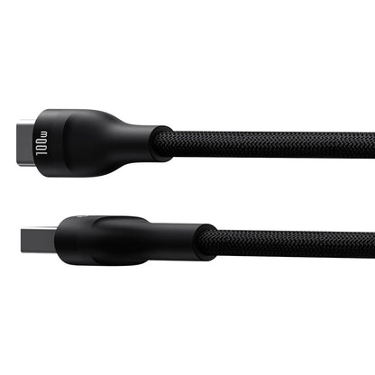 Cablu Date si Incarcare USB-A - USB-C Baseus Flash Series II, 100W, 2m, Negru P10311804111-01