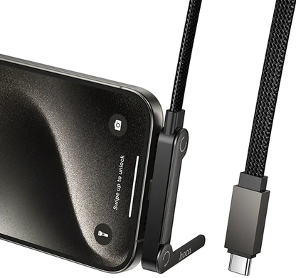 Cablu Date si Incarcare USB-C - USB-C HOCO U150 Exquisite, 60W, 1.2m, Negru