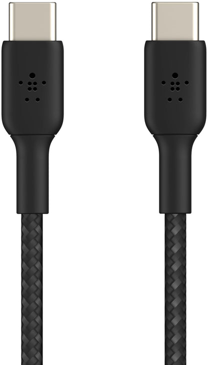 Cablu Date si Incarcare USB-C - USB-C Belkin BoostCharge Pro, 60W, 2m, Negru CAB004bt2MBK