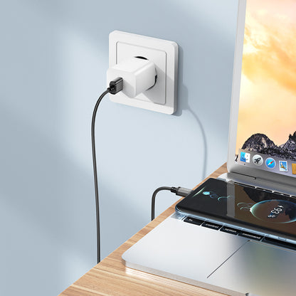 Cablu Date si Incarcare USB-A - USB-C Borofone BX87 Sharp, 60W, 1m, Negru