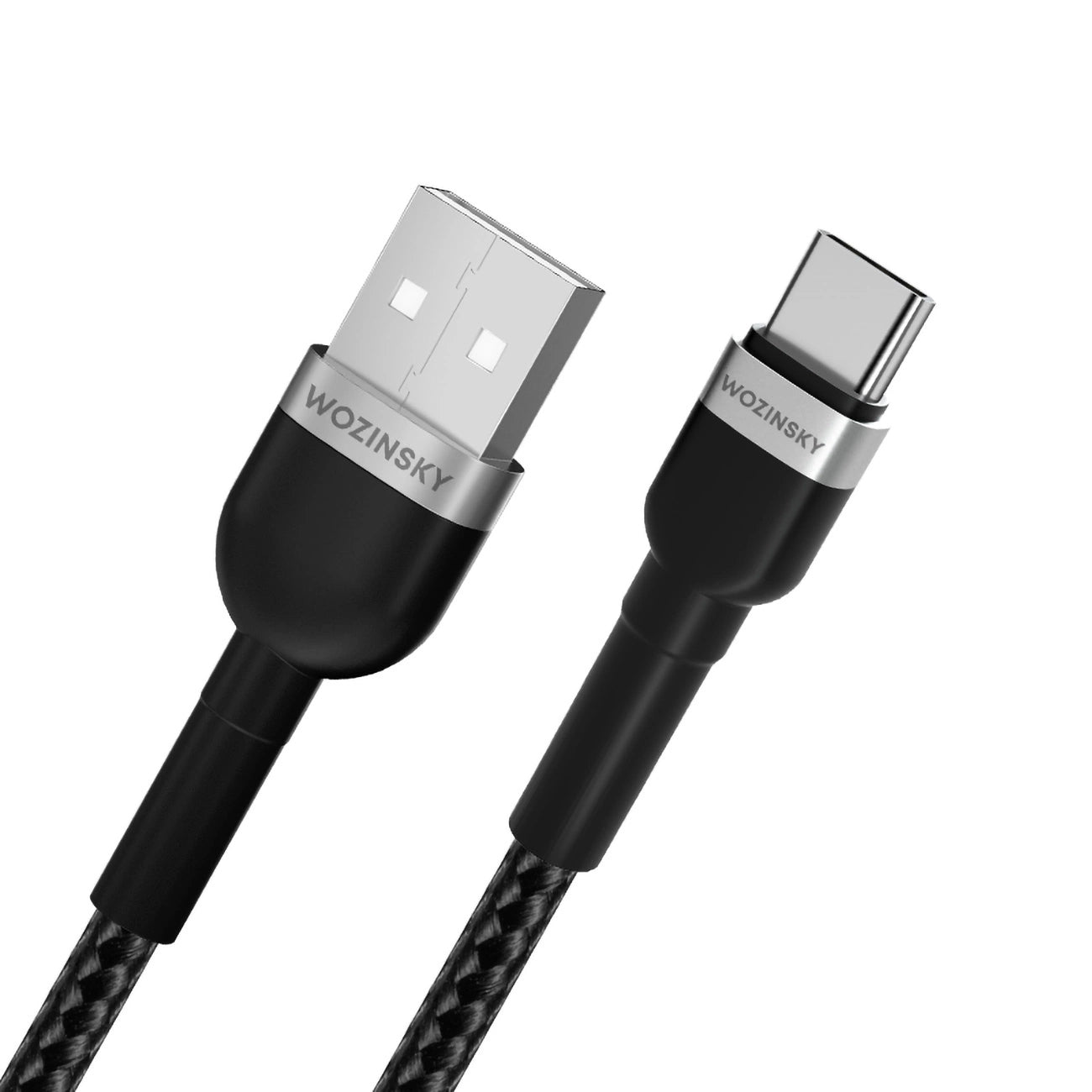 Cablu Date si Incarcare USB-A - USB-C WZK WNBAC1, 20W, 1m, Negru