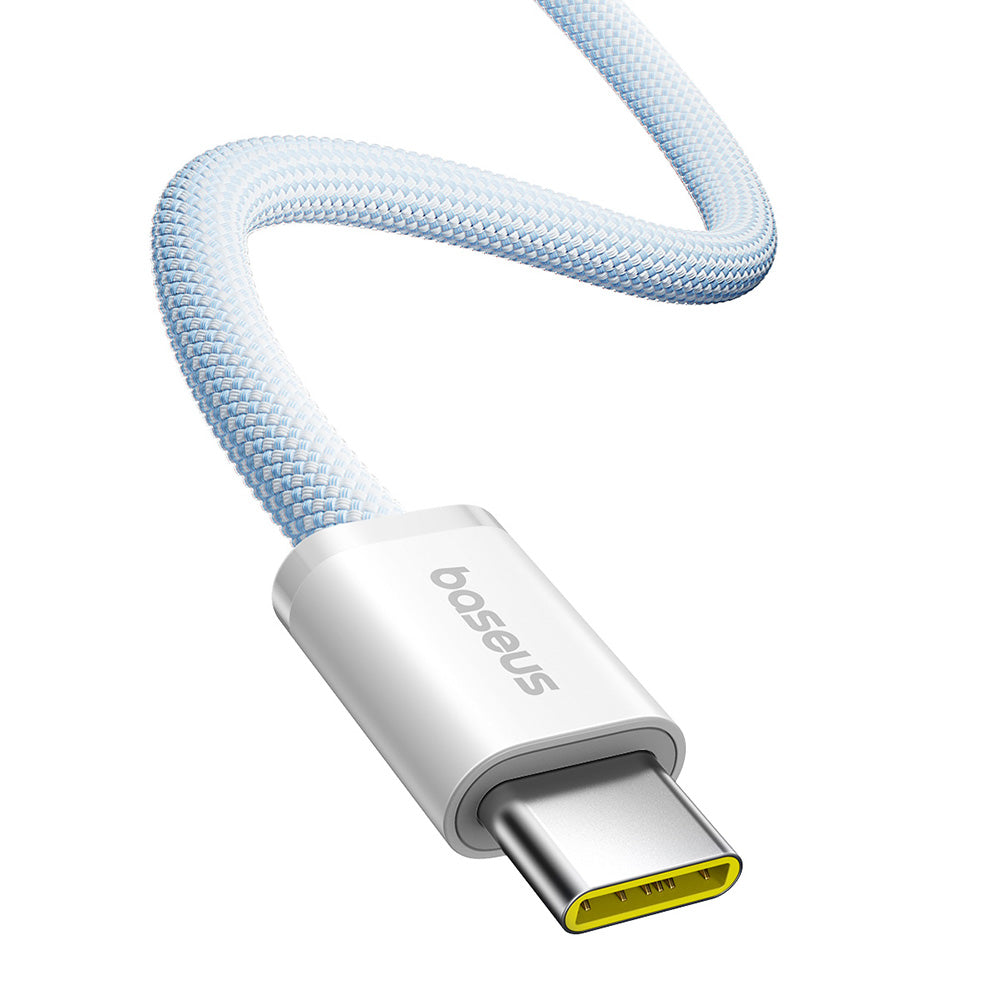 Cablu Date si Incarcare USB-C - USB-C Baseus Dynamic 4 Series, 100W, 1m, Albastru P10381400311-00