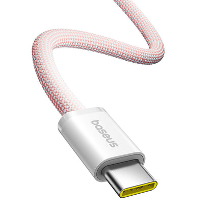 Cablu Date si Incarcare USB-C - USB-C Baseus Dynamic 4 Series, 100W, 1m, Roz P10381400411-00