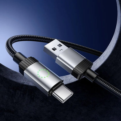 Cablu Date si Incarcare USB-A - USB-C HOCO X117, 60W, 1m, Negru