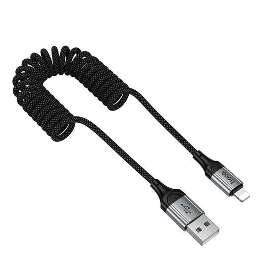 Cablu Date si Incarcare USB-A - Lightning HOCO X121, 27W, 1.5m, Negru