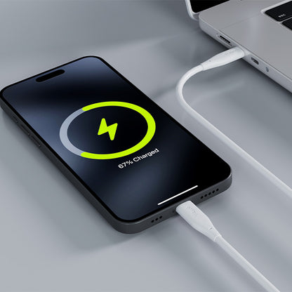 Cablu Date si Incarcare USB-C - USB-C Allity. AUC-02, 100W, 1m, Alb