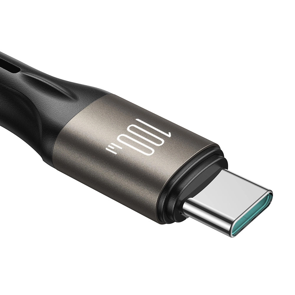 Cablu Date si Incarcare USB-C - USB-C Joyroom S-A25 Light-Speed, 100W, 1.2m, Negru