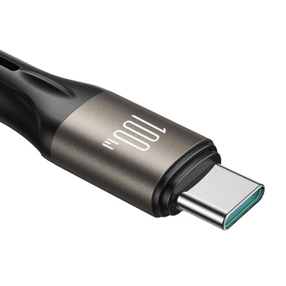 Cablu Date si Incarcare USB-C - USB-C Joyroom S-A25 Light-Speed, 100W, 1.2m, Negru