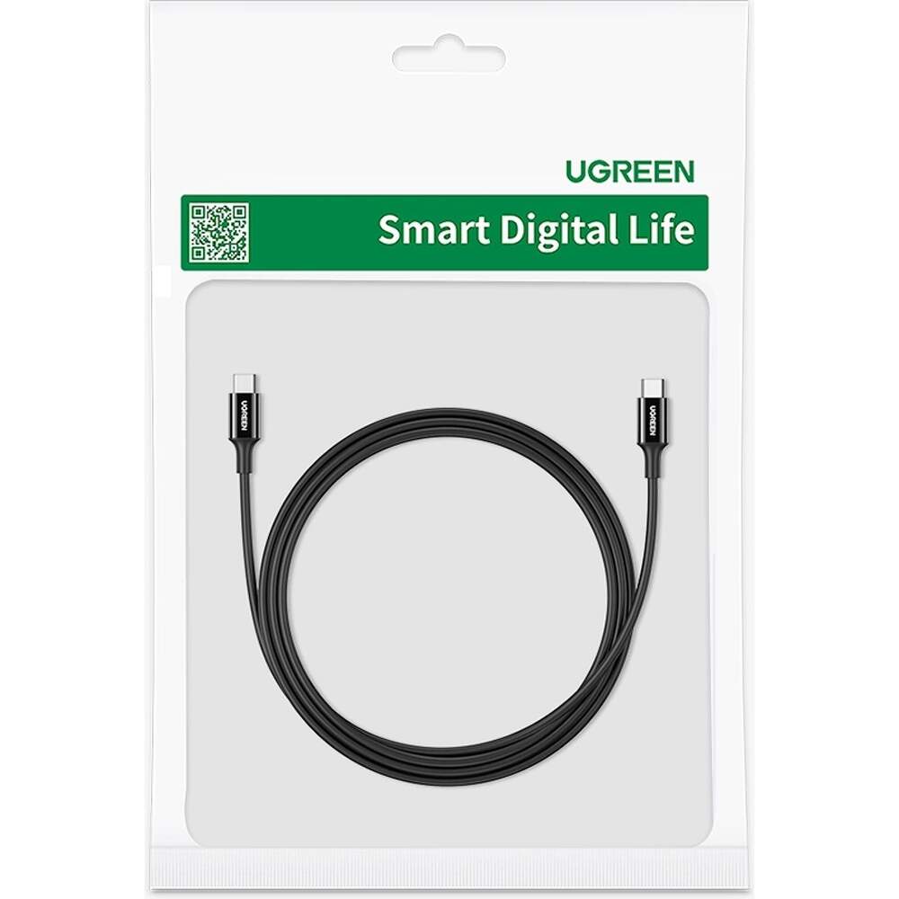 Cablu Date si Incarcare USB-C - USB-C UGREEN US300, 100W, 2m, Negru