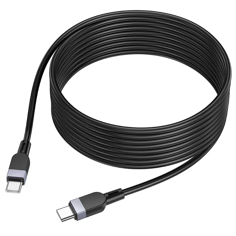 Cablu Date si Incarcare USB-C - USB-C HOCO X109, 60W, 2m, Negru
