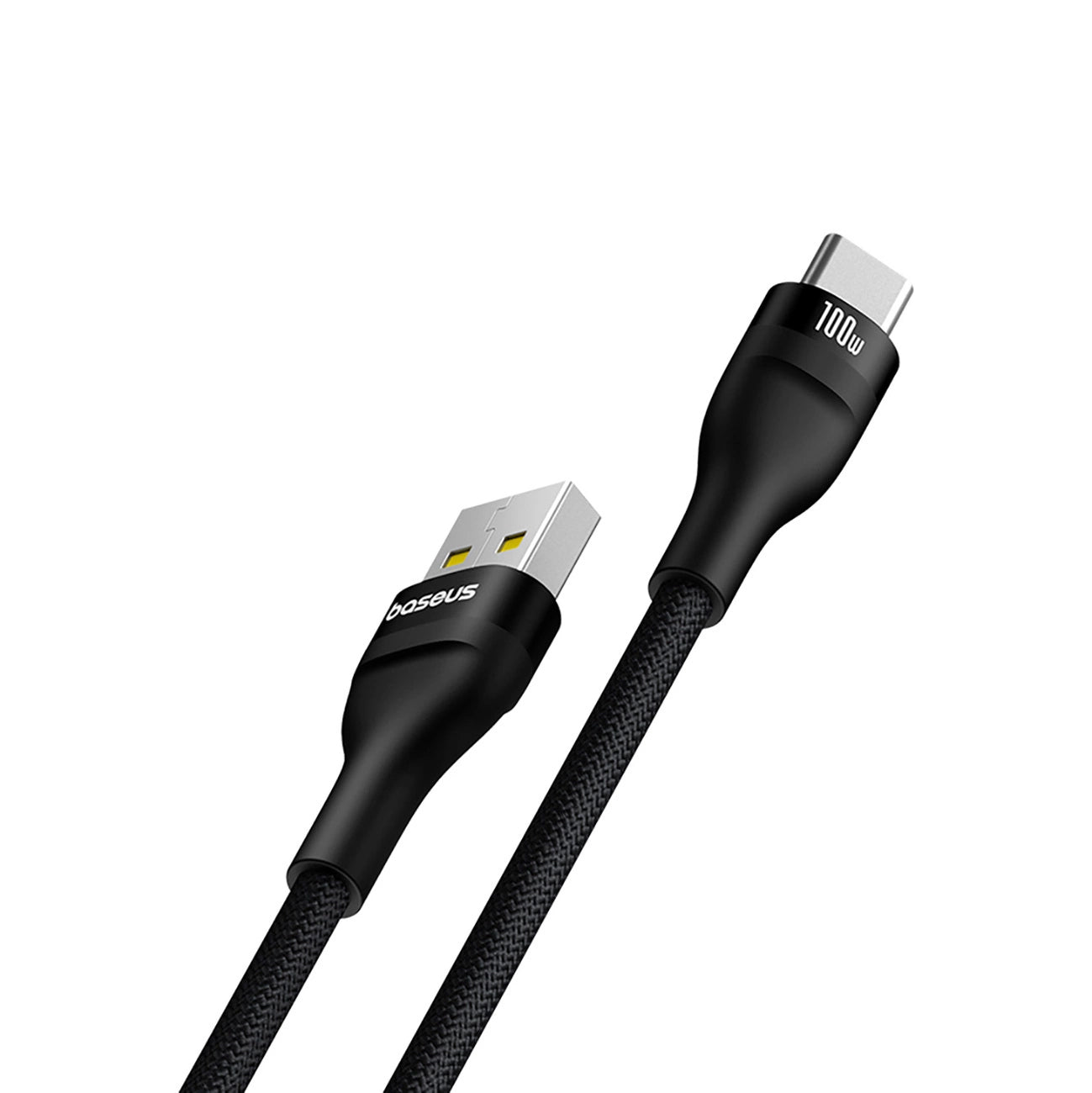 Cablu Date si Incarcare USB-A - USB-C Baseus Flash Series II, 100W, 2m, Negru P10311804111-01