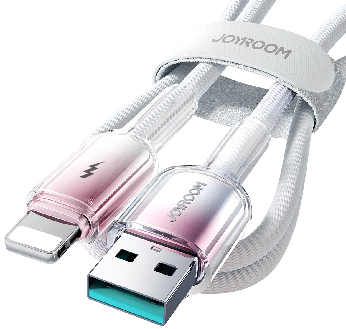 Cablu Date si Incarcare USB-A - Lightning Joyroom S-A42, 18W, 1.2m, Alb