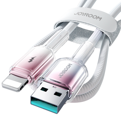 Cablu Date si Incarcare USB-A - Lightning Joyroom S-A42, 18W, 1.2m, Alb