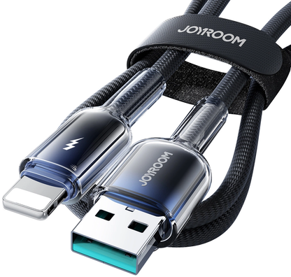 Cablu Date si Incarcare USB-A - Lightning Joyroom S-A42, 18W, 1.2m, Negru