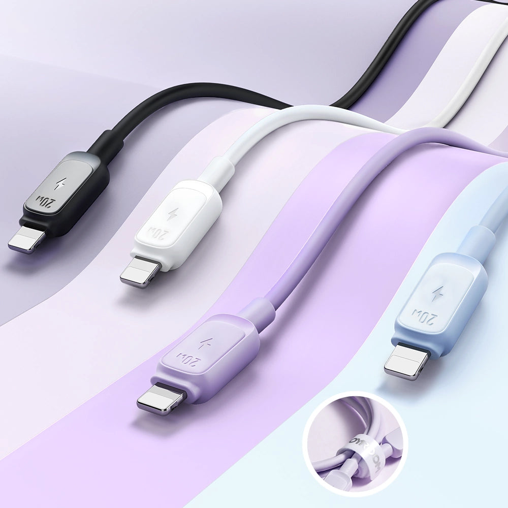 Cablu Date si Incarcare USB-C - Lightning Joyroom S-A14, 20W, 1.2m, Albastru